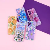قاب ژله ای طرحدار گل برجسته محافظ لنزدار Samsung Galaxy A52 / A52s