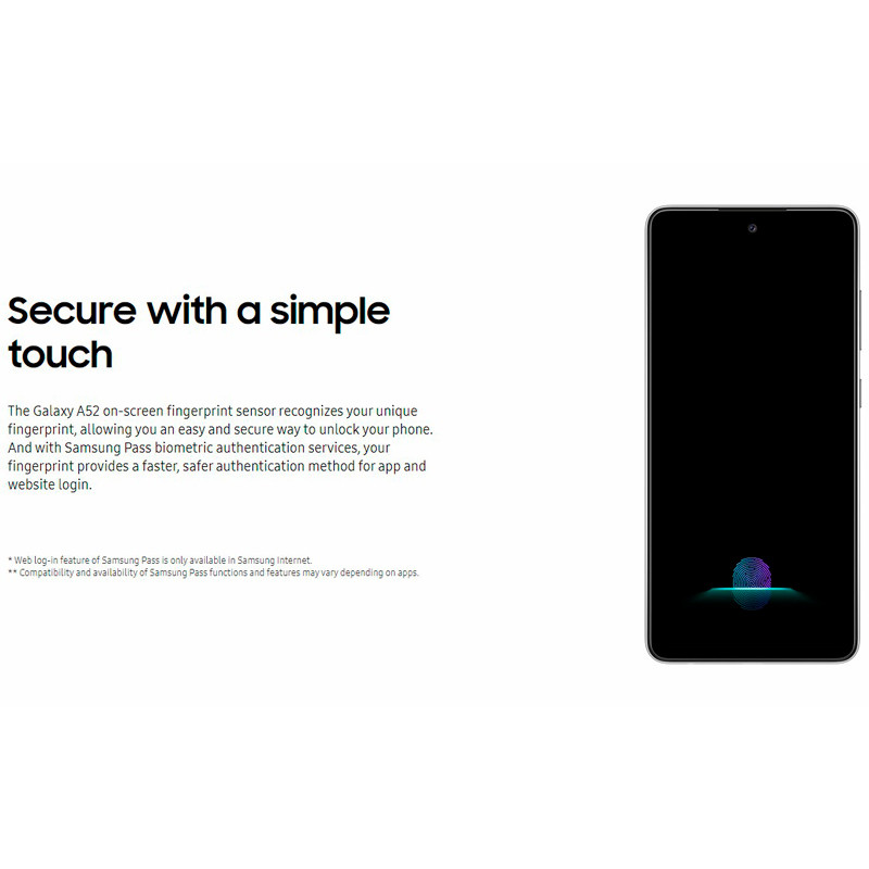 گوشی موبایل سامسونگ Samsung Galaxy A52 Dual Sim ظرفیت 128 گیگابایت و رم 6 گیگابایت