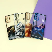 قاب ژله ای شفاف طرح کوهستان محافظ لنزدار Samsung Galaxy S20 FE
