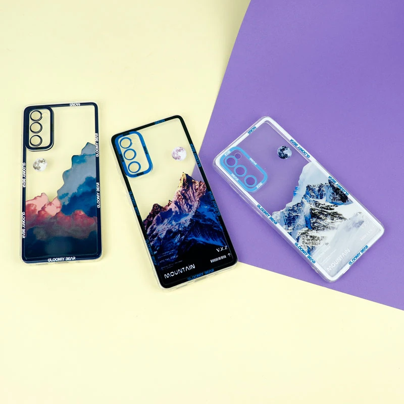 قاب ژله ای شفاف طرح کوهستان محافظ لنزدار Samsung Galaxy S20 FE