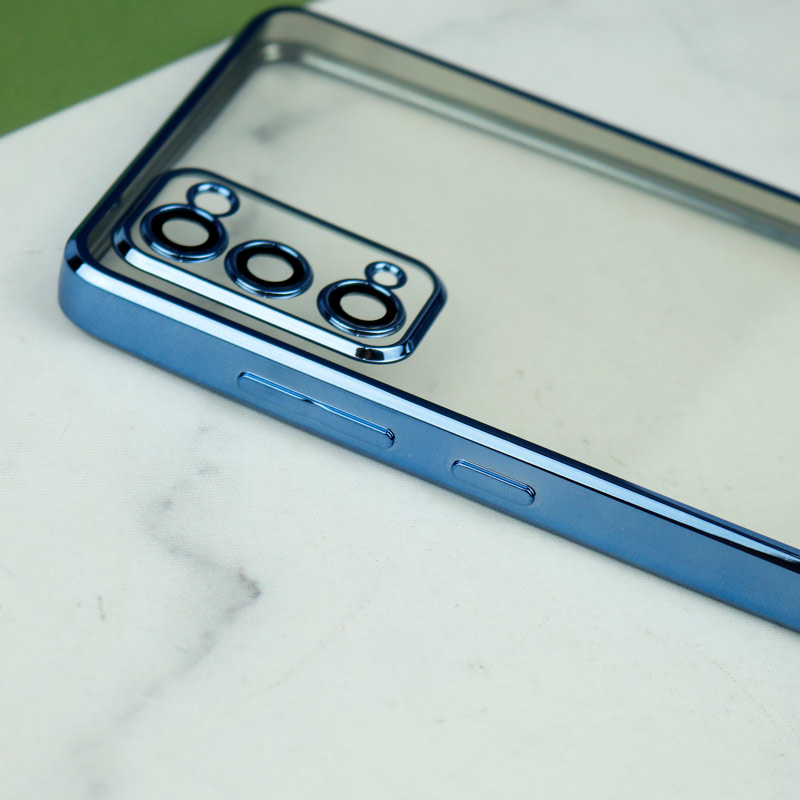 قاب شفاف دور رنگی محافظ لنزدار Samsung Galaxy S20 FE