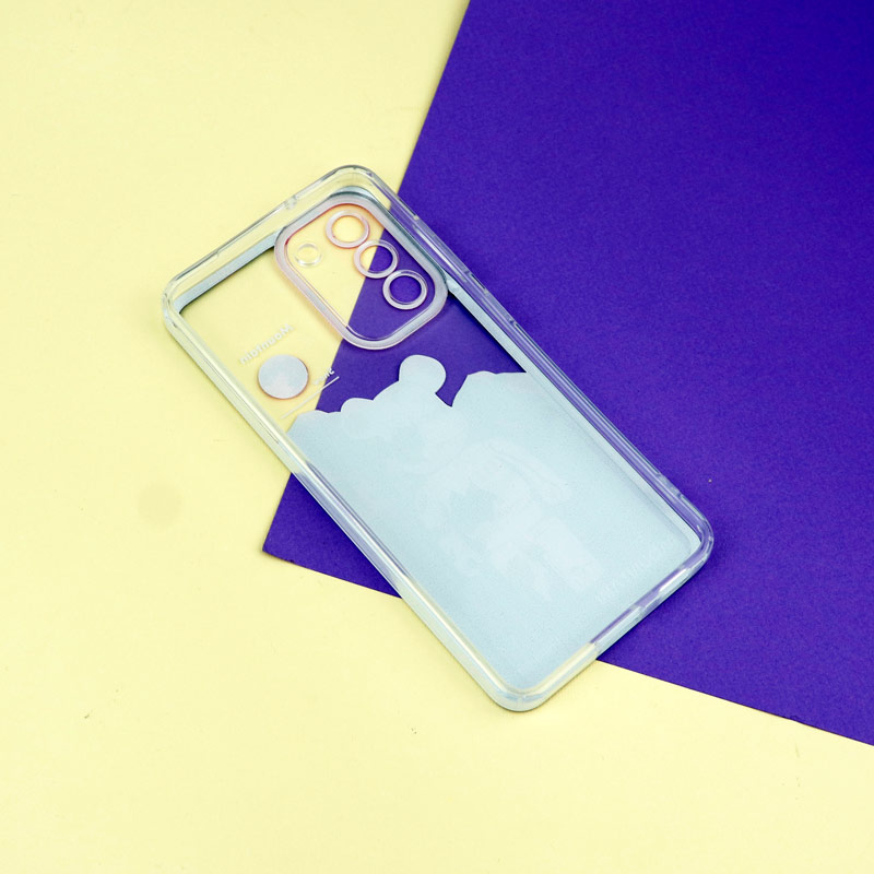 قاب ژله ای شفاف طرح کوهستان محافظ لنزدار Samsung Galaxy S21 FE 5G