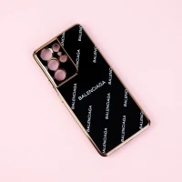 قاب طرحدار My Case محافظ لنزدار Samsung Galaxy S21 Ultra مشکی