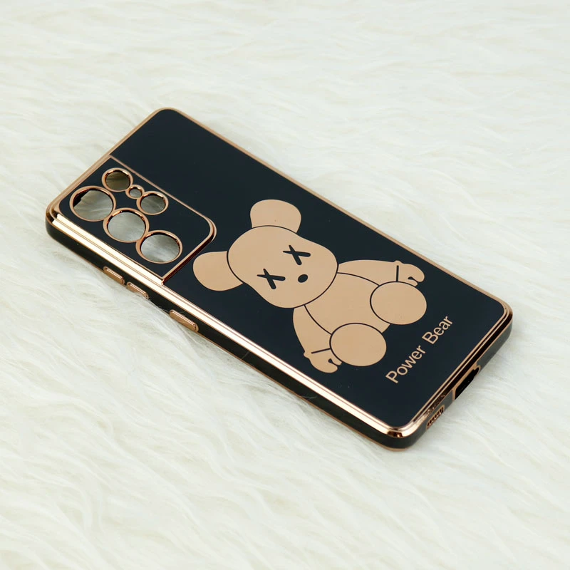 قاب My Case Power Bear سامسونگ Galaxy S21 Ultra محافظ لنزدار