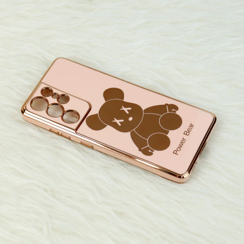 قاب My Case Power Bear سامسونگ Galaxy S21 Ultra محافظ لنزدار