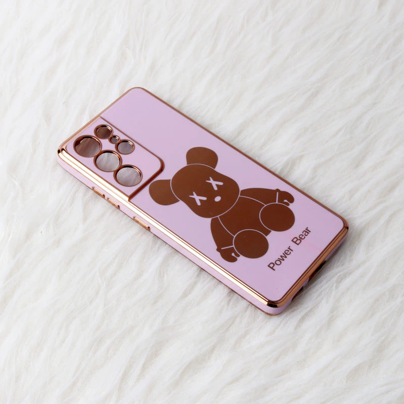 قاب My Case Power Bear سامسونگ Galaxy S21 Ultra محافظ لنزدار