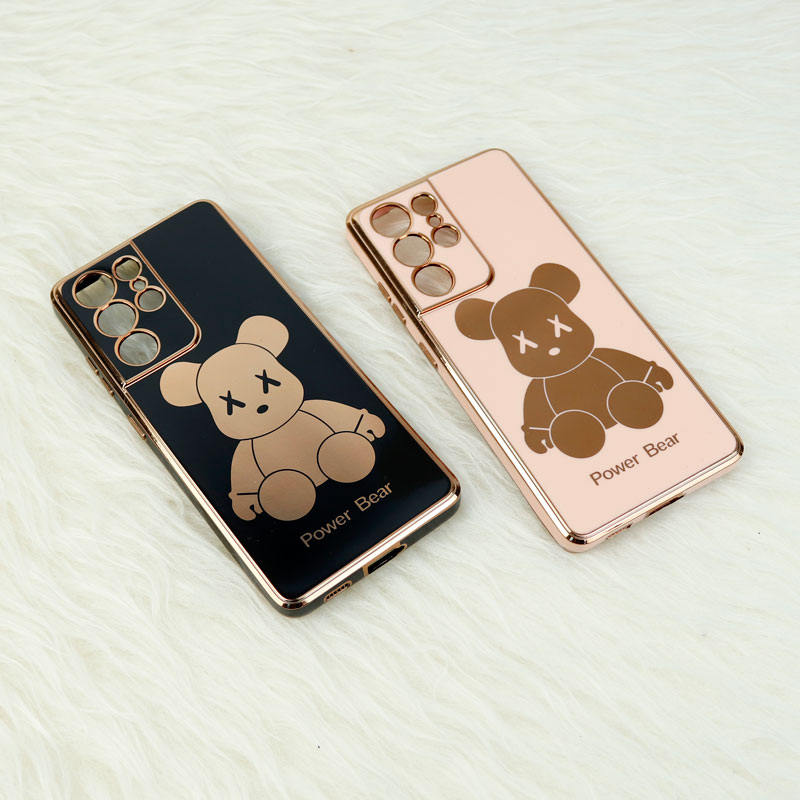 قاب My Case Power Bear محافظ لنزدار Samsung Galaxy S21 Ultra