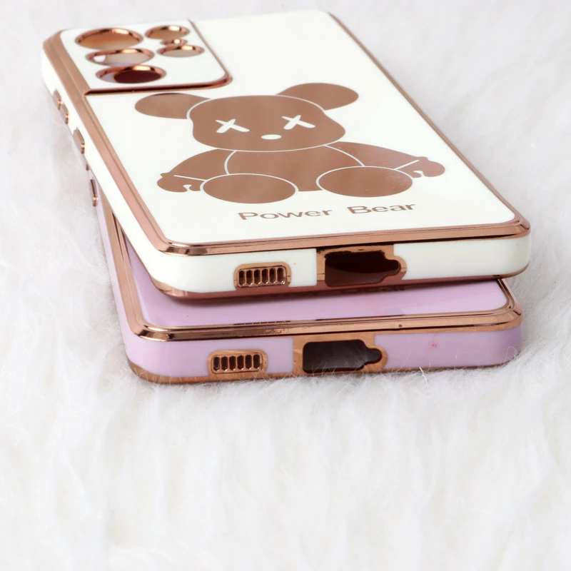 قاب My Case Power Bear سامسونگ Galaxy S21 Ultra محافظ لنزدار