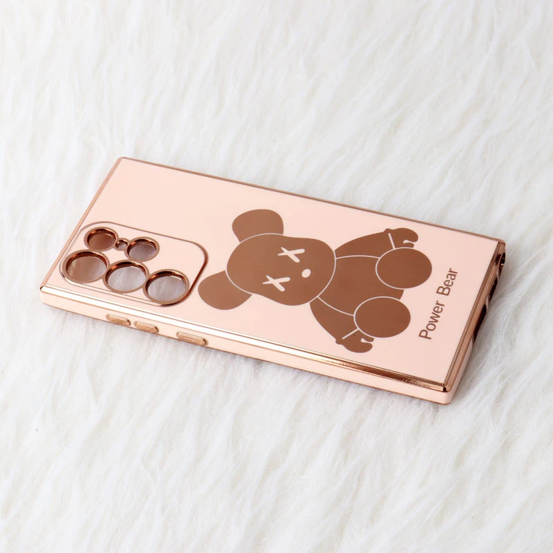 قاب My Case Power Bear سامسونگ Galaxy S22 Ultra محافظ لنزدار