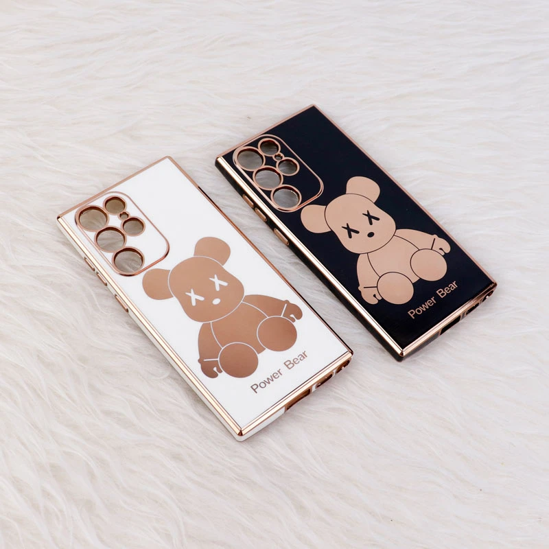 قاب My Case Power Bear سامسونگ Galaxy S22 Ultra محافظ لنزدار
