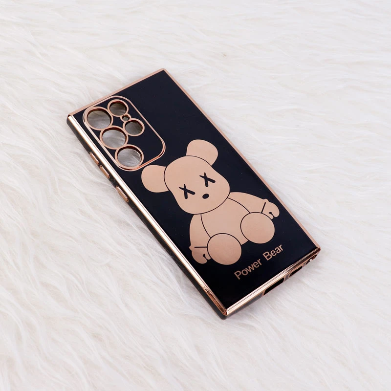 قاب My Case Power Bear سامسونگ Galaxy S22 Ultra محافظ لنزدار