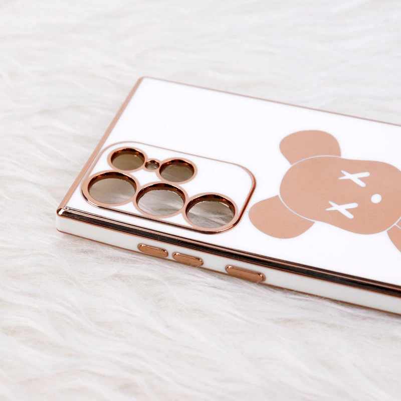 قاب My Case Power Bear سامسونگ Galaxy S22 Ultra محافظ لنزدار