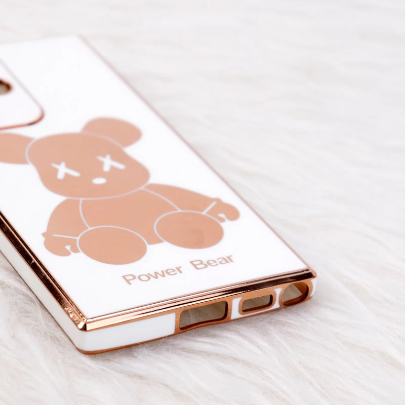 قاب My Case Power Bear سامسونگ Galaxy S22 Ultra محافظ لنزدار