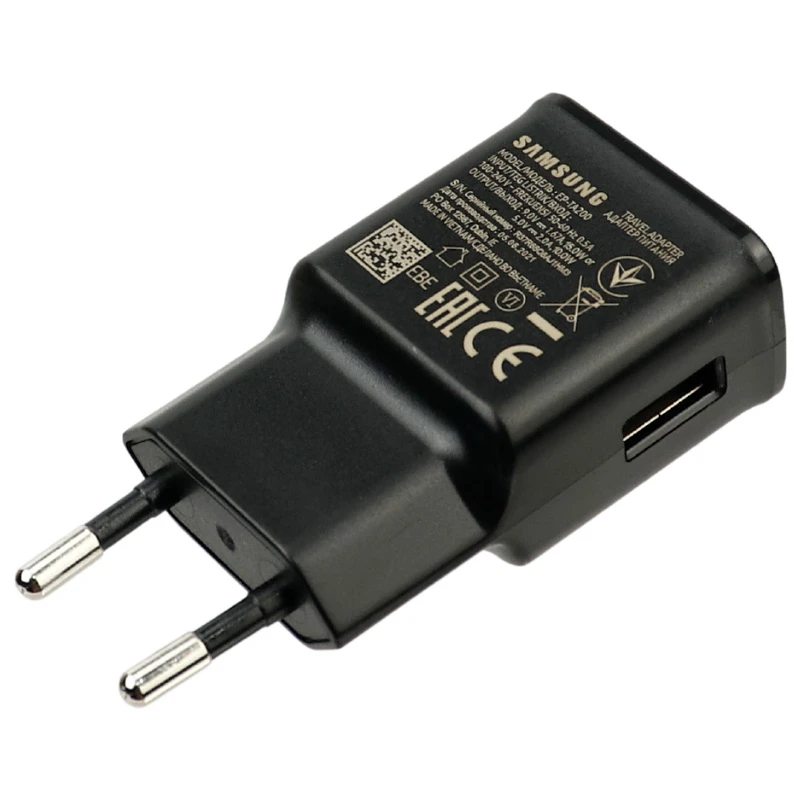 شارژر دیواری اورجینال 15 وات سامسونگ S8 EP-TA200 2A + کابل تایپ سی