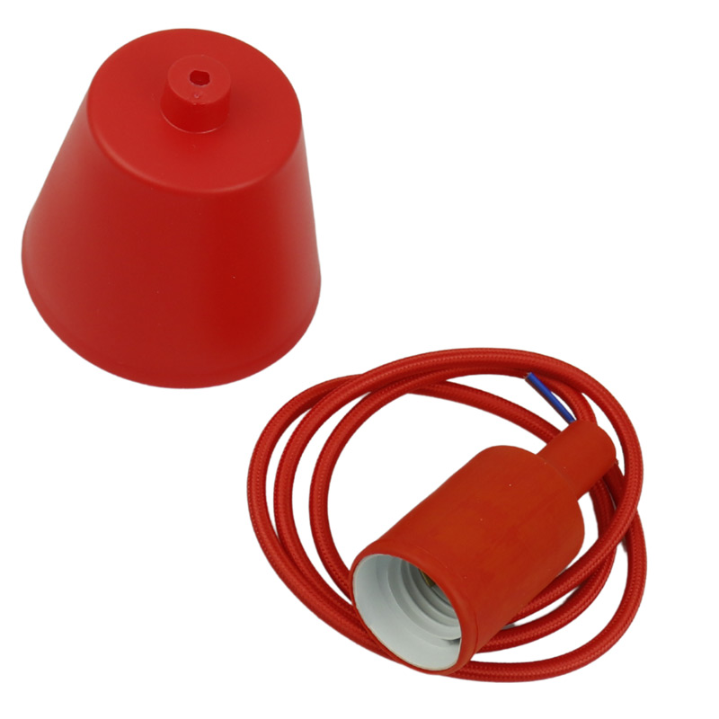 سرپیچ آویز سیلیکونی کنفی E27 100Cm