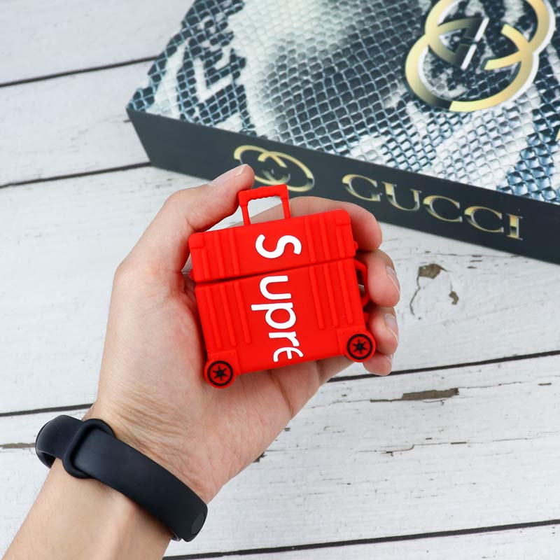 محافظ AirPods 3 سیلیکونی Supreme چمدانی