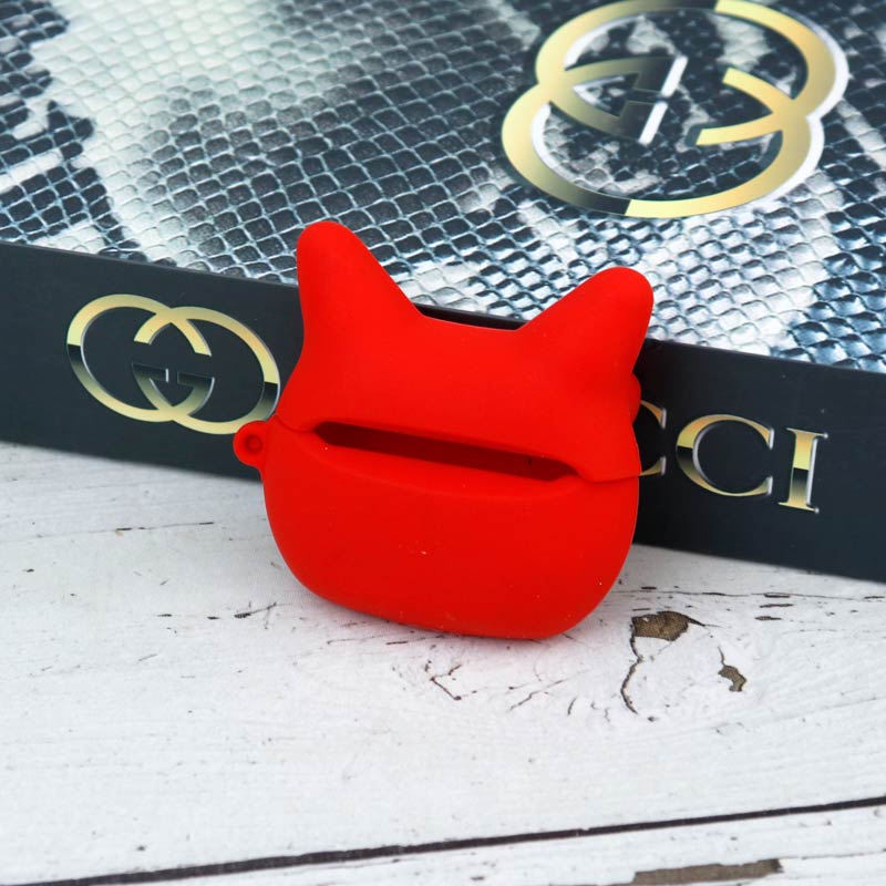 محافظ AirPods 3 سیلیکونی Supreme بولداگ قرمز
