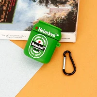 محافظ ایرپاد سیلیکونی طرح Heineken سبز