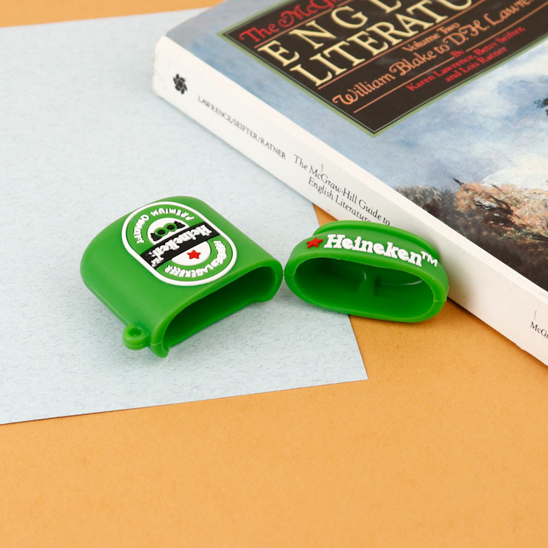 محافظ ایرپاد سیلیکونی طرح Heineken سبز