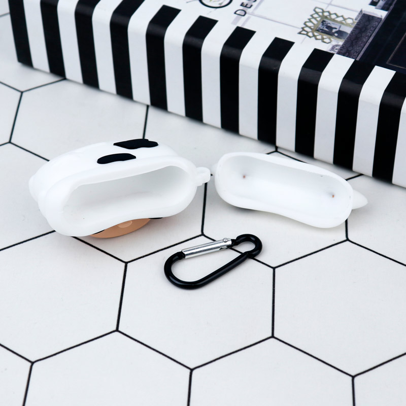 محافظ AirPods Pro سیلیکونی گاو سفید