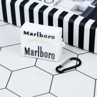 محافظ AirPods Pro سیلیکونی Marlboro سفید