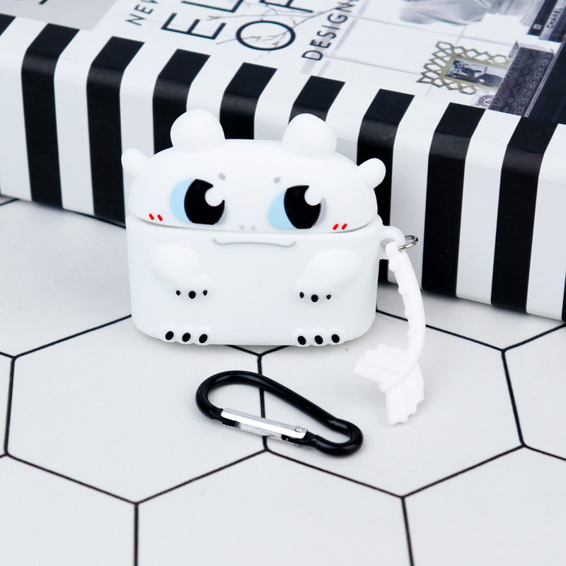 محافظ AirPods Pro سیلیکونی بی دندون سفید