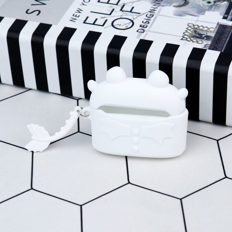 محافظ AirPods Pro سیلیکونی بی دندون سفید