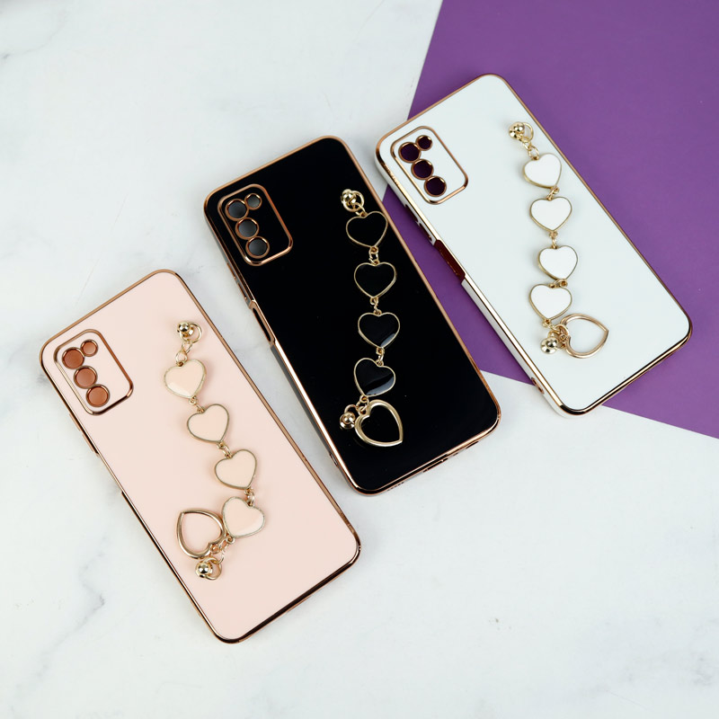 قاب My Case محافظ لنزدار + بند آویز Samsung Galaxy A03s