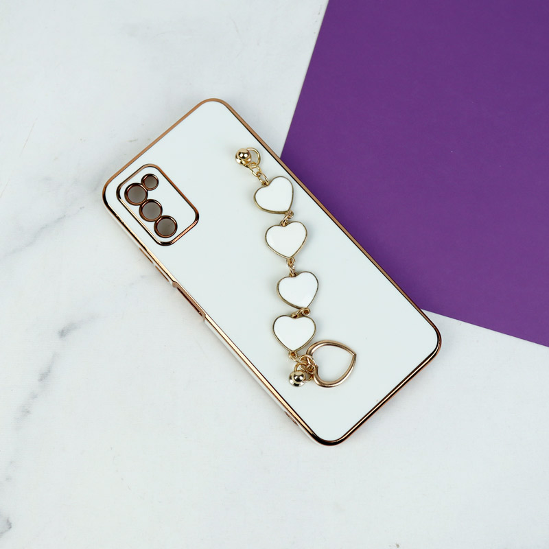 قاب My Case محافظ لنزدار + بند آویز Samsung Galaxy A03s