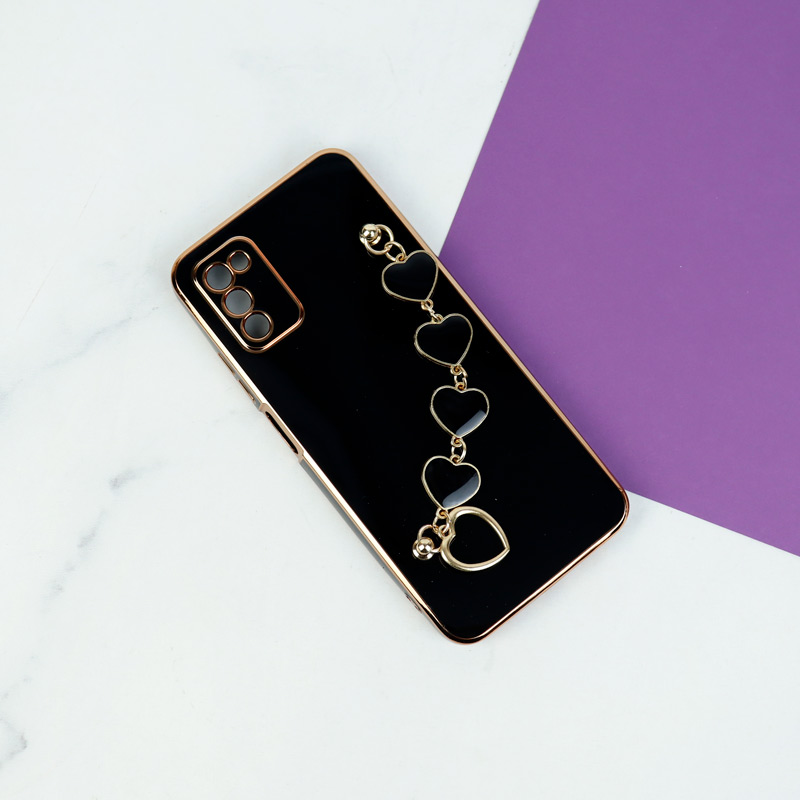 قاب My Case محافظ لنزدار + بند آویز Samsung Galaxy A03s