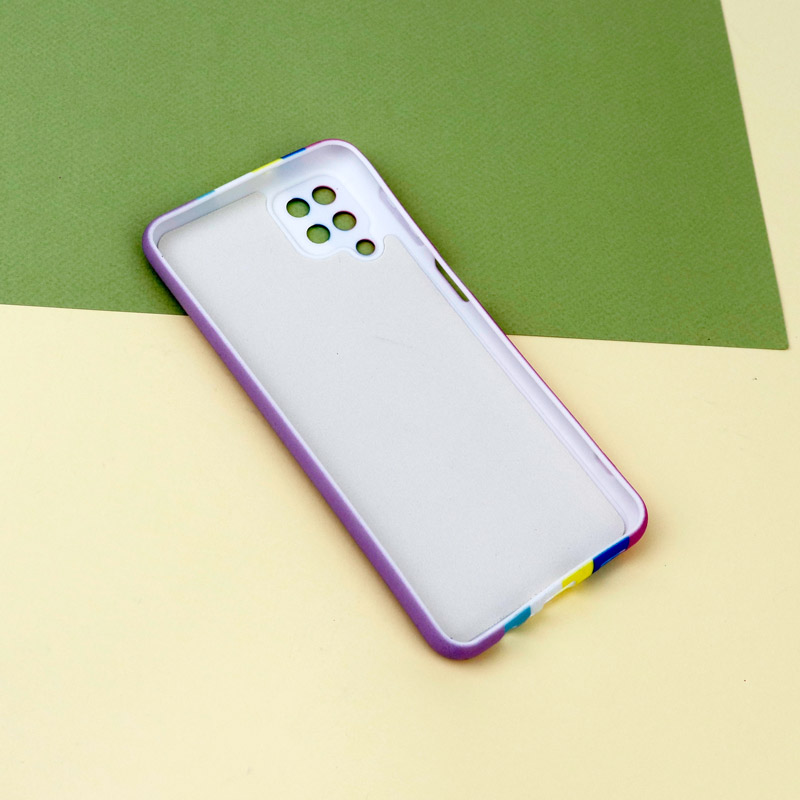 قاب محافظ لنزدار رنگین کمانی Highcopy سامسونگ Samsung Galaxy A12 سری A
