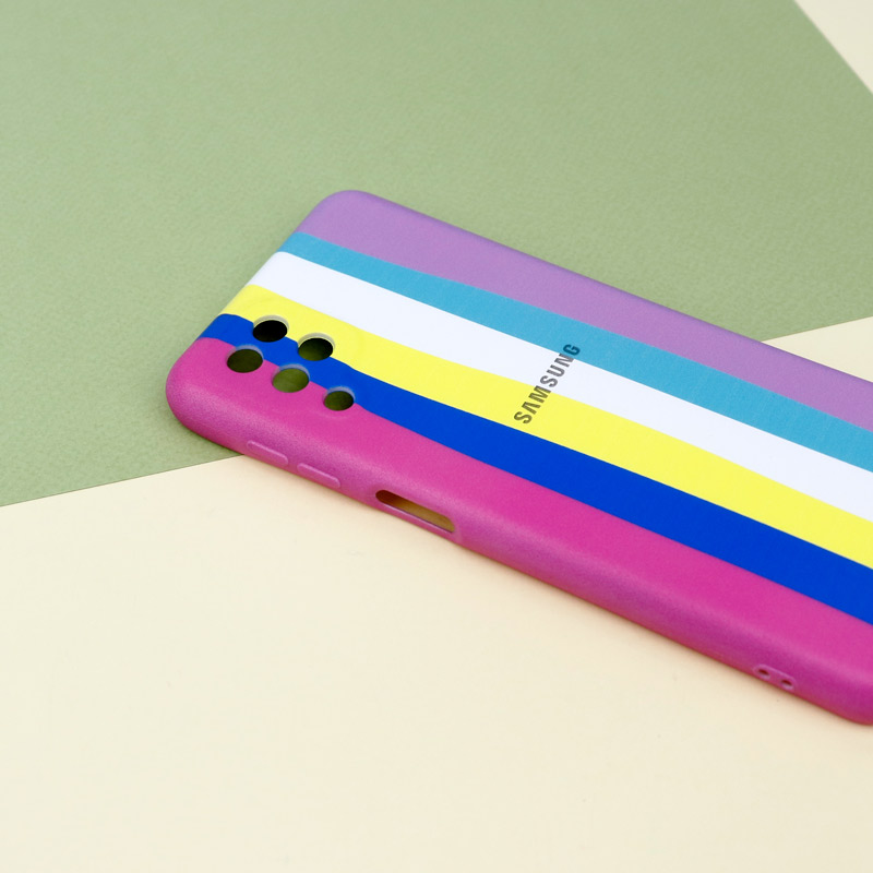 قاب محافظ لنزدار رنگین کمانی Highcopy سامسونگ Samsung Galaxy A12 سری A