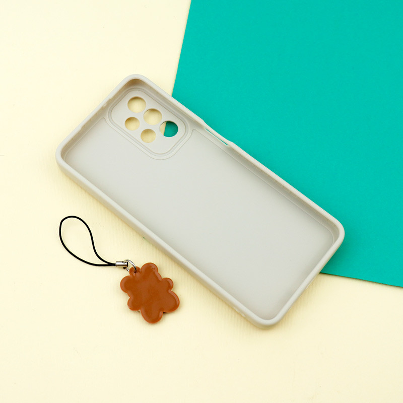قاب عروسکی خرس برجسته محافظ لنزدار + آویز خرسی Samsung Galaxy A13 4G