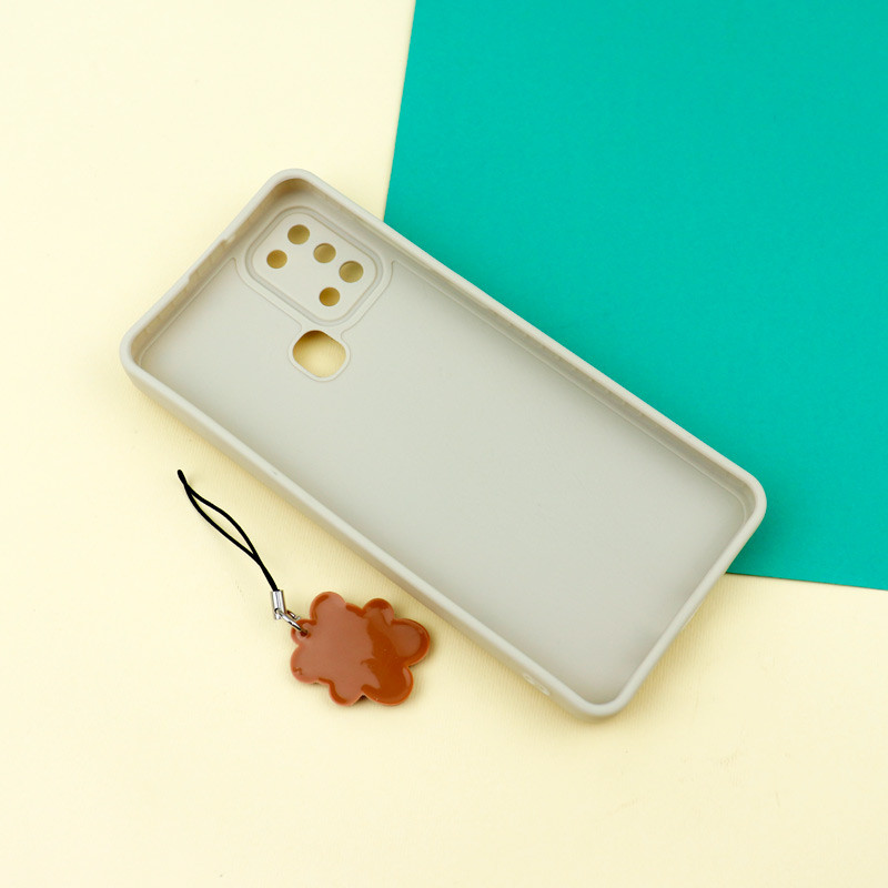 قاب عروسکی خرس برجسته محافظ لنزدار + آویز خرسی Samsung Galaxy A21s