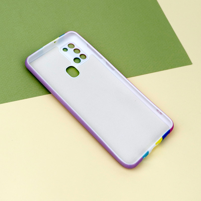 قاب محافظ لنزدار رنگین کمانی Highcopy سامسونگ Samsung Galaxy A21s سری A