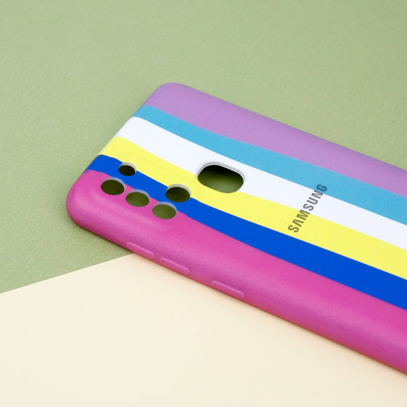 قاب محافظ لنزدار رنگین کمانی Highcopy سامسونگ Samsung Galaxy A21s سری A