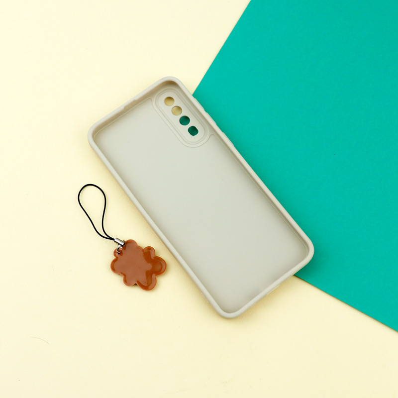 قاب عروسکی خرس برجسته محافظ لنزدار + آویز خرسی Samsung Galaxy A30s / A50s