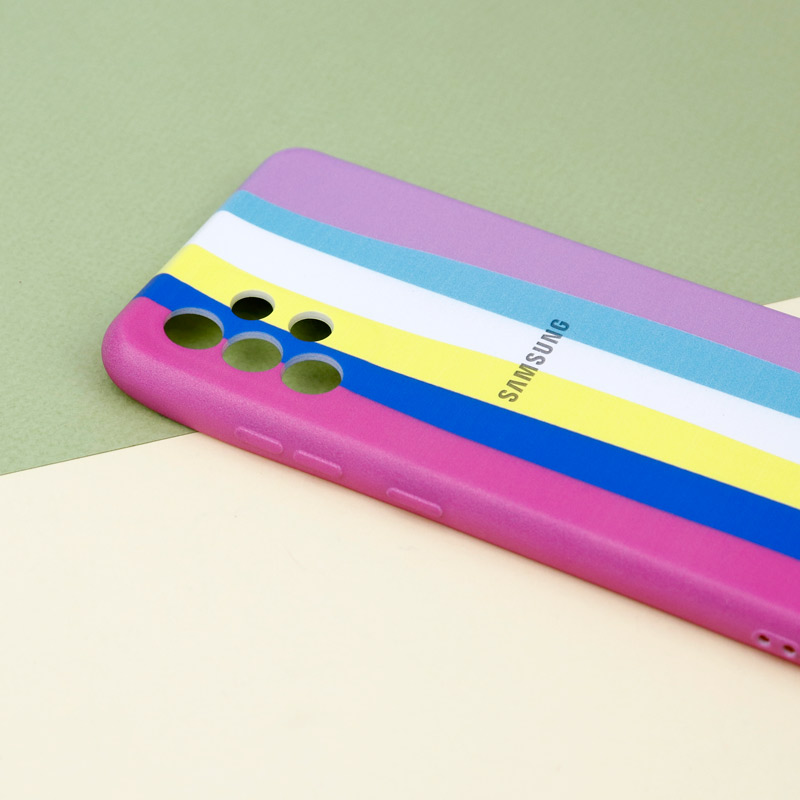 قاب محافظ لنزدار رنگین کمانی Highcopy سامسونگ Samsung Galaxy A32 4G سری A