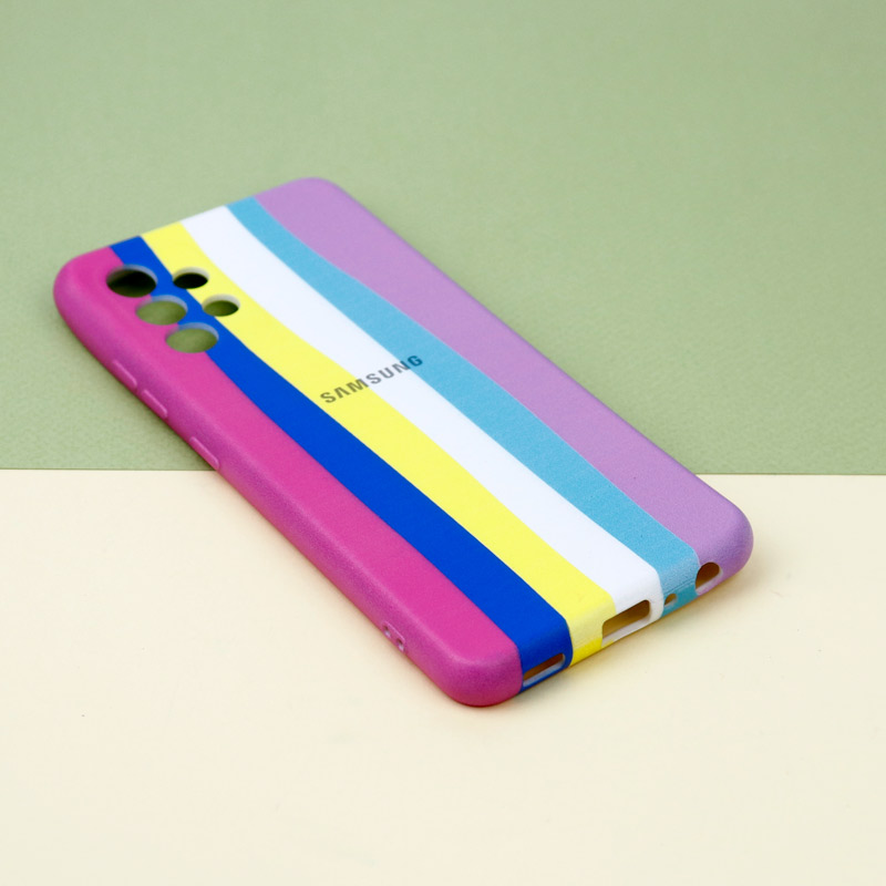 قاب محافظ لنزدار رنگین کمانی Highcopy سامسونگ Samsung Galaxy A32 4G سری A