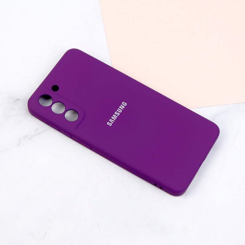 قاب سیلیکونی معمولی محافظ لنزدار Samsung Galaxy S21 FE 5G