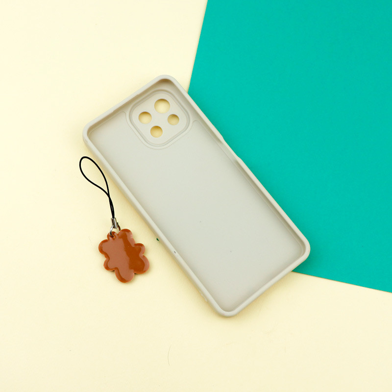 قاب عروسکی خرس برجسته محافظ لنزدار + آویز خرسی Xiaomi Mi 11 Lite