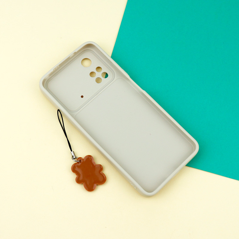 قاب عروسکی خرس برجسته محافظ لنزدار + آویز خرسی Xiaomi Poco M4 Pro