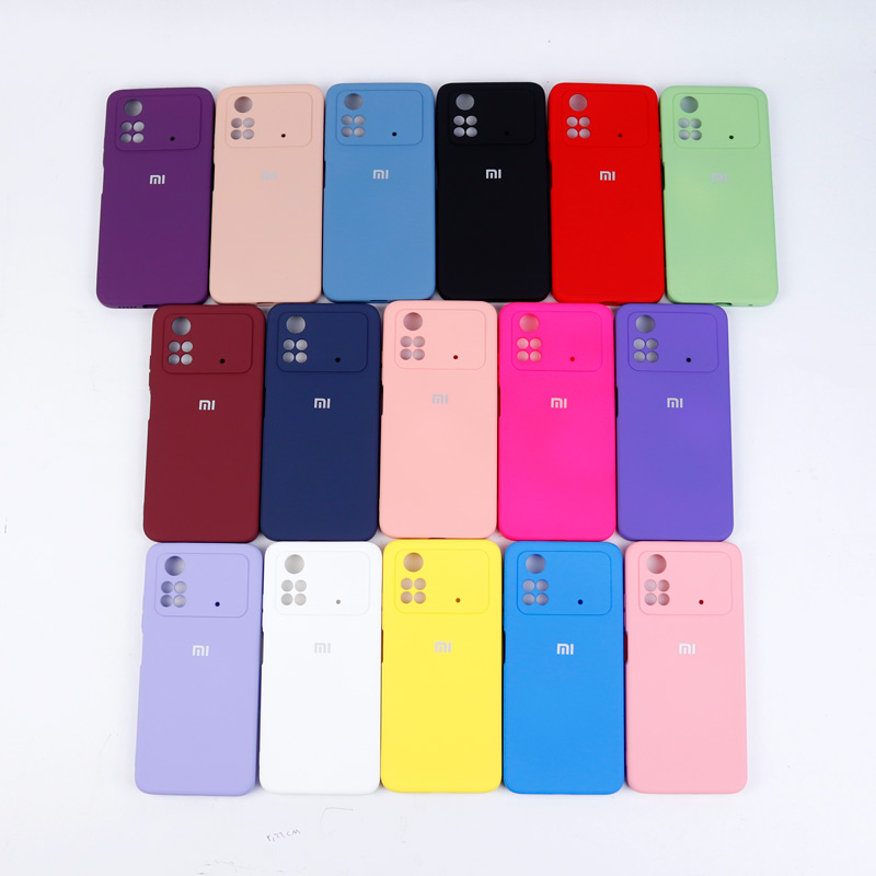 قاب سیلیکونی معمولی محافظ لنزدار Xiaomi Poco M4 Pro 4G