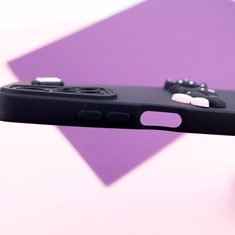 قاب عروسکی برجسته محافظ لنزدار + بند آویز Xiaomi Poco M4 Pro 5G