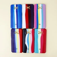 قاب محافظ لنزدار رنگین کمانی Highcopy شیائومی Xiaomi Poco X3 سری A