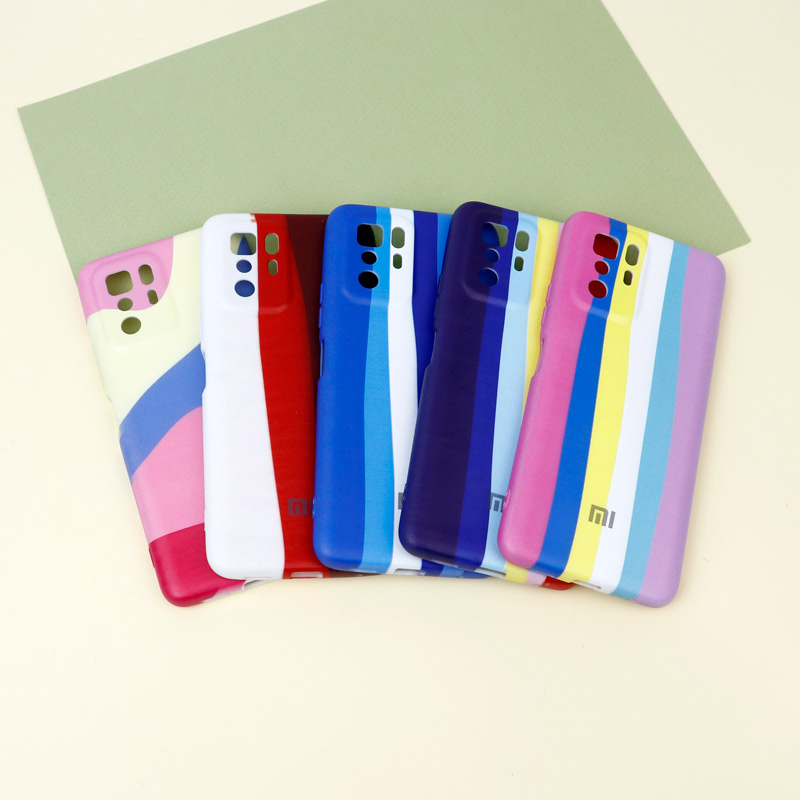 قاب محافظ لنزدار رنگین کمانی Highcopy شیائومی Xiaomi Poco X3 GT سری A