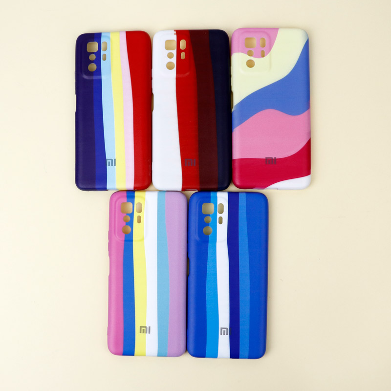 قاب محافظ لنزدار رنگین کمانی Highcopy شیائومی Xiaomi Poco X3 GT سری A