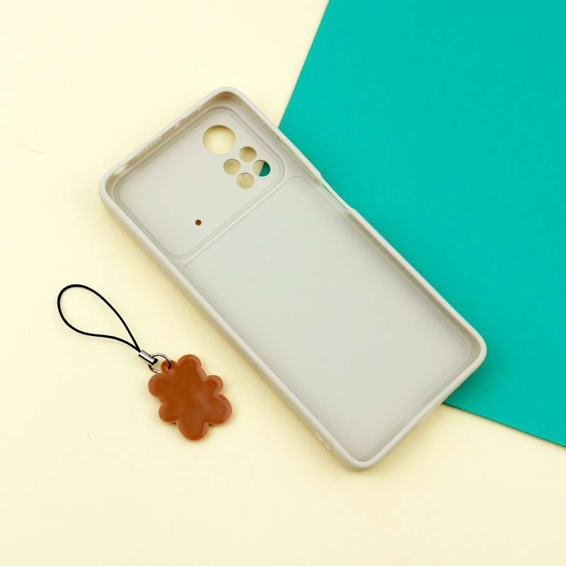 قاب عروسکی خرس برجسته محافظ لنزدار + آویز خرسی Xiaomi Poco X4 Pro 5G