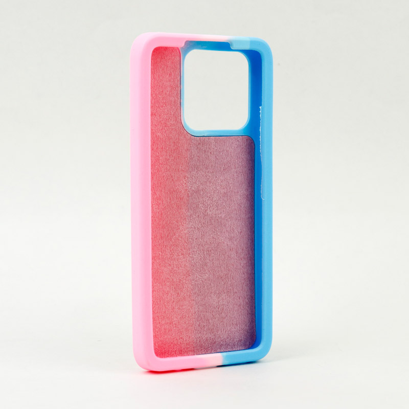قاب سیلیکونی اورجینال رنگین کمانی طرح بافت Xiaomi Redmi 10C