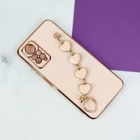 قاب My Case محافظ لنزدار + بند آویز Xiaomi Redmi Note 11 Pro صورتی